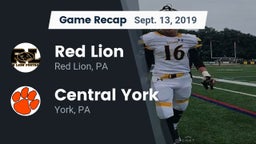 Recap: Red Lion  vs. Central York  2019