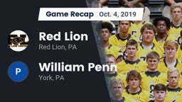 Recap: Red Lion  vs. William Penn  2019