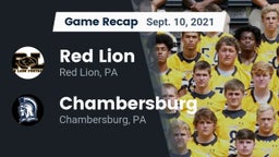 Recap: Red Lion  vs. Chambersburg  2021