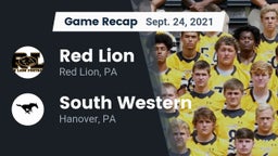 Recap: Red Lion  vs. South Western  2021
