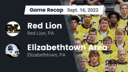 Recap: Red Lion  vs. Elizabethtown Area  2022