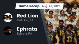 Recap: Red Lion  vs. Ephrata  2023