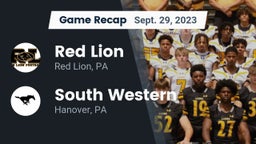 Recap: Red Lion  vs. South Western  2023
