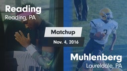 Matchup: Reading vs. Muhlenberg  2016