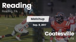 Matchup: Reading vs. Coatesville  2017