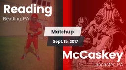 Matchup: Reading vs. McCaskey  2017