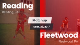 Matchup: Reading vs. Fleetwood  2017
