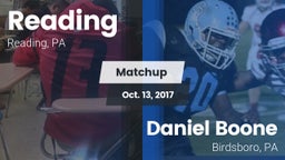 Matchup: Reading vs. Daniel Boone  2017