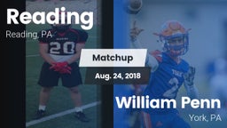 Matchup: Reading vs. William Penn  2018