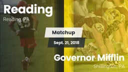 Matchup: Reading vs. Governor Mifflin  2018