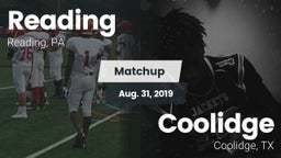 Matchup: Reading vs. Coolidge  2019