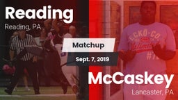 Matchup: Reading vs. McCaskey  2019
