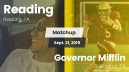 Matchup: Reading vs. Governor Mifflin  2019