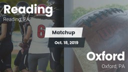 Matchup: Reading vs. Oxford  2019