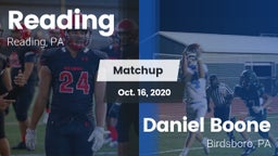 Matchup: Reading vs. Daniel Boone  2020