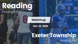 Matchup: Reading vs. Exeter Township  2020