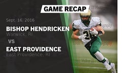Recap: Bishop Hendricken  vs. East Providence  2016