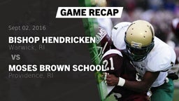 Recap: Bishop Hendricken  vs. Moses Brown School 2016