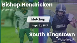 Matchup: Bishop Hendricken vs. South Kingstown  2017