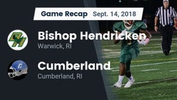 Recap: Bishop Hendricken  vs. Cumberland  2018