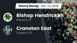 Recap: Bishop Hendricken  vs. Cranston East  2018