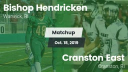 Matchup: Bishop Hendricken vs. Cranston East  2019