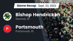 Recap: Bishop Hendricken  vs. Portsmouth  2022