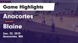 Anacortes  vs Blaine  Game Highlights - Jan. 22, 2019