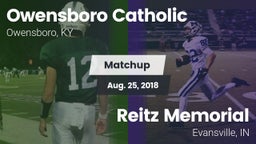 Matchup: Owensboro Catholic vs. Reitz Memorial  2018