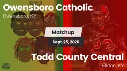 Matchup: Owensboro Catholic vs. Todd County Central  2020