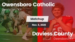 Matchup: Owensboro Catholic vs. Daviess County  2020