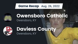 Recap: Owensboro Catholic  vs. Daviess County  2022