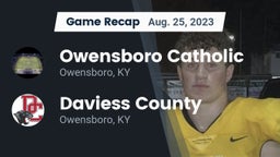 Recap: Owensboro Catholic  vs. Daviess County  2023