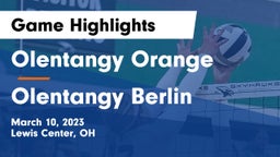 Olentangy Orange  vs Olentangy Berlin  Game Highlights - March 10, 2023
