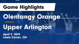 Olentangy Orange  vs Upper Arlington  Game Highlights - April 9, 2024
