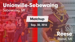 Matchup: Unionville-Sebewaing vs. Reese  2016