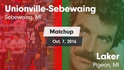 Matchup: Unionville-Sebewaing vs. Laker  2016