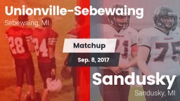 Matchup: Unionville-Sebewaing vs. Sandusky  2017
