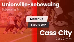 Matchup: Unionville-Sebewaing vs. Cass City  2017