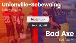 Matchup: Unionville-Sebewaing vs. Bad Axe  2017