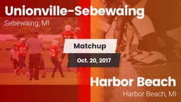 Matchup: Unionville-Sebewaing vs. Harbor Beach  2017