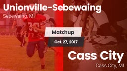 Matchup: Unionville-Sebewaing vs. Cass City  2017