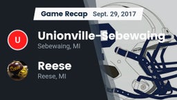 Recap: Unionville-Sebewaing  vs. Reese  2017