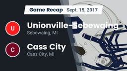 Recap: Unionville-Sebewaing  vs. Cass City  2017
