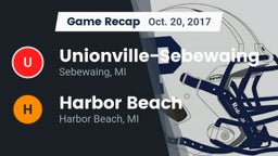 Recap: Unionville-Sebewaing  vs. Harbor Beach  2017