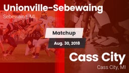 Matchup: Unionville-Sebewaing vs. Cass City  2018
