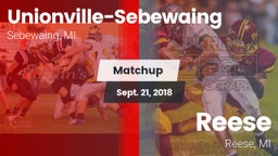 Matchup: Unionville-Sebewaing vs. Reese  2018