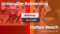 Matchup: Unionville-Sebewaing vs. Harbor Beach  2018