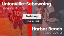 Matchup: Unionville-Sebewaing vs. Harbor Beach  2019
