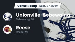 Recap: Unionville-Sebewaing  vs. Reese  2019